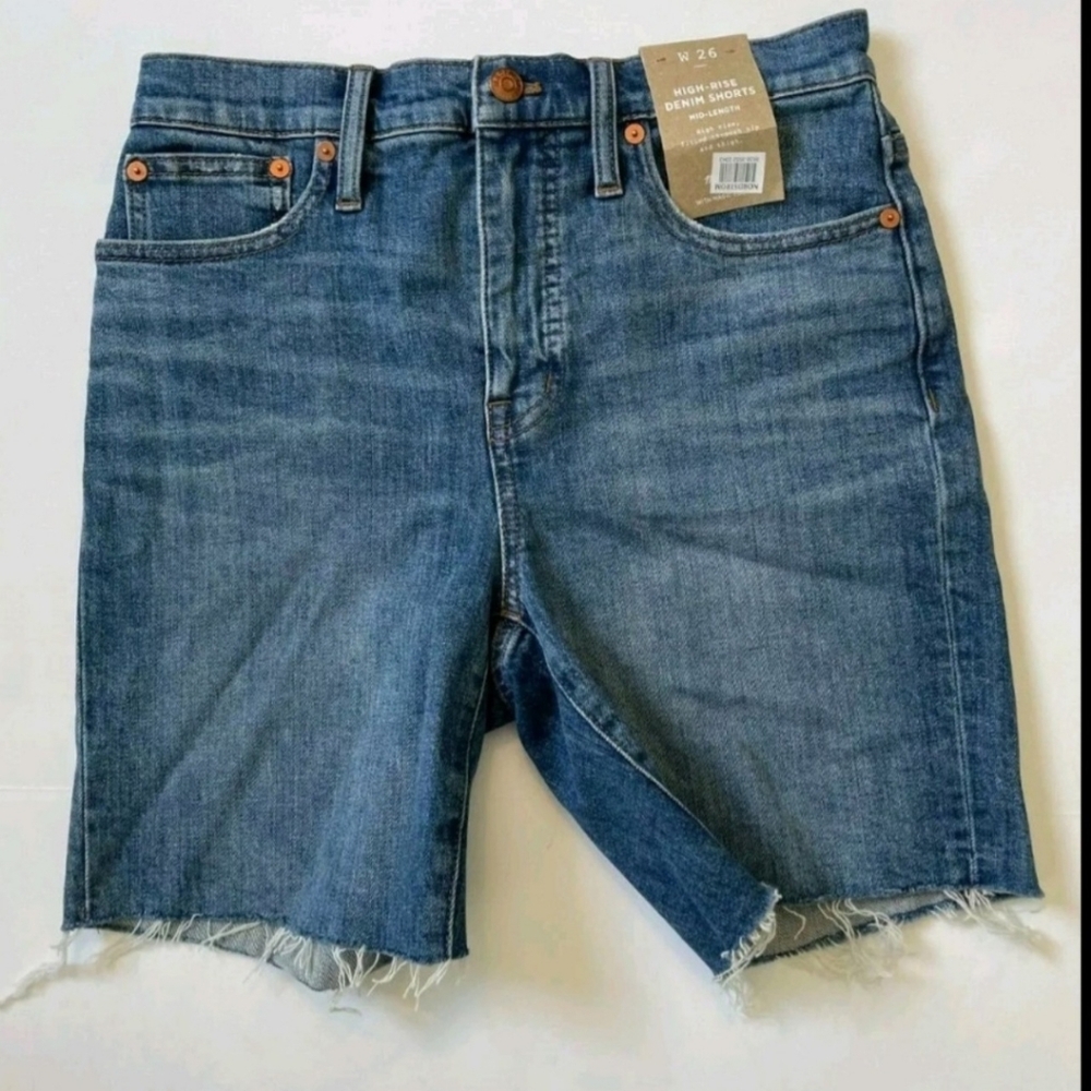 Madewell Mid Length Denim Shorts